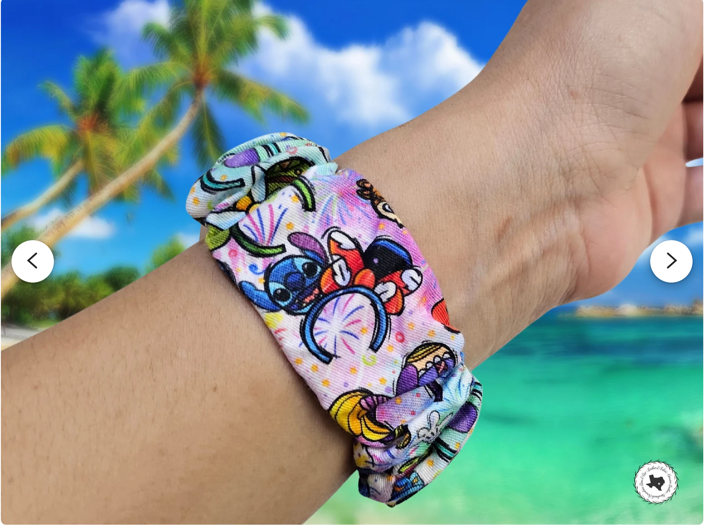 Disney Stitch Scrunchies Watch Band for Apple Watch 38-40-41mm 42-44-45mm 49mm Ultra