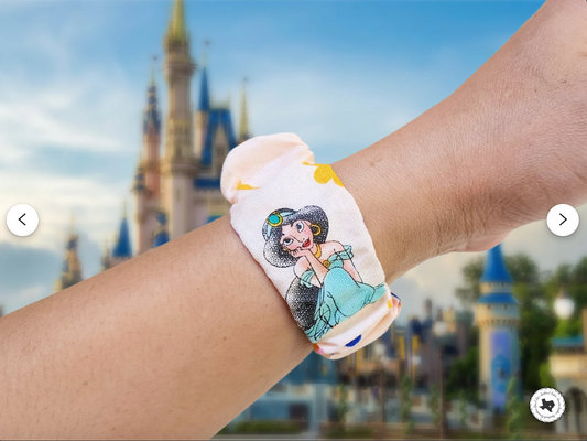 Jasmine Disney Princess Scrunchies Watch Band for Apple Watch 38-40-41mm 42-44-45mm 49mm Ultra