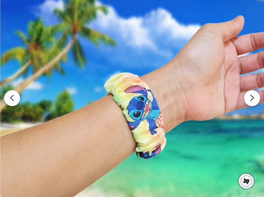 Disney Stitch Scrunchies Watch Band for Apple Watch 38-40-41mm 42-44-45mm 49mm Ultra